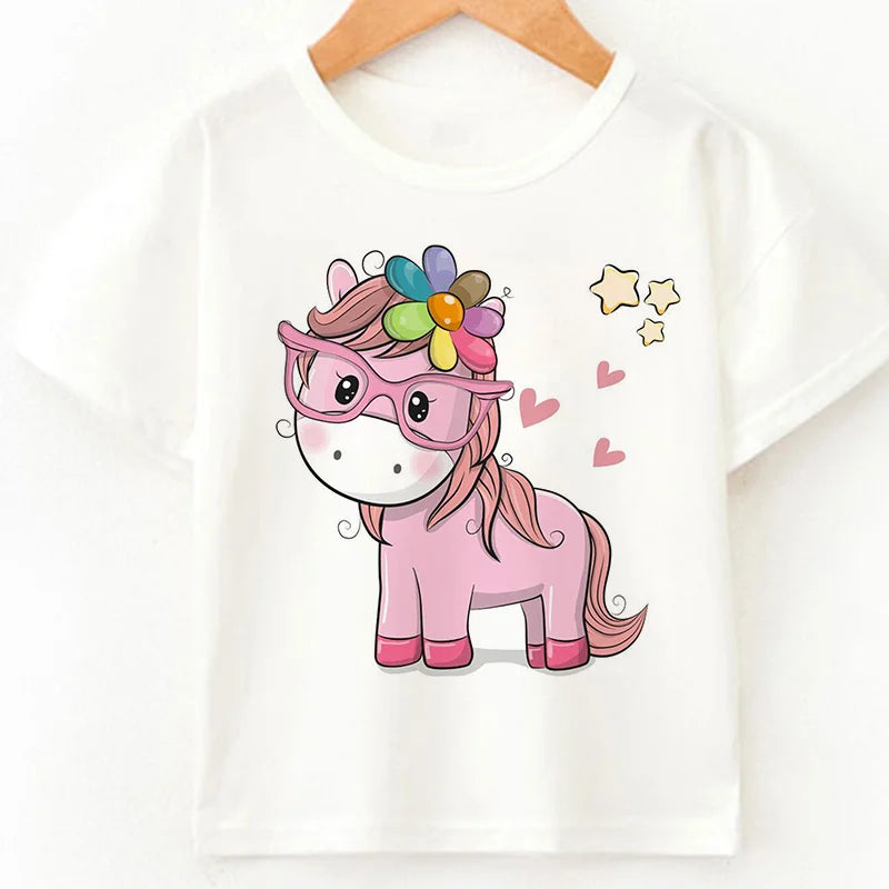 Zauberhaftes Einhorn T-Shirt für Kinder