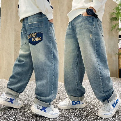 Trendige Baggy-Jeans für Kinder