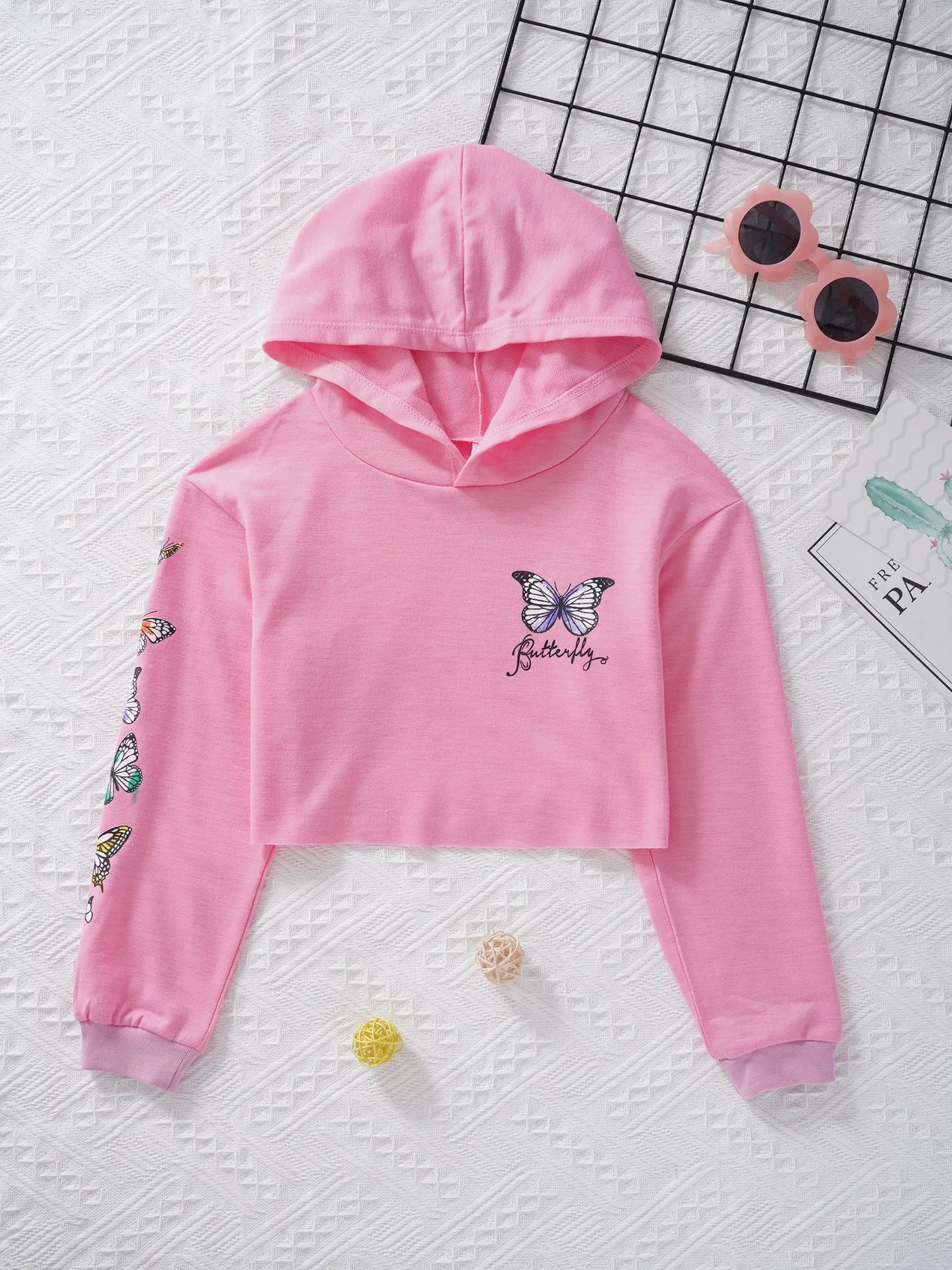 Stylischer Butterfly Hoodie für Mädchen