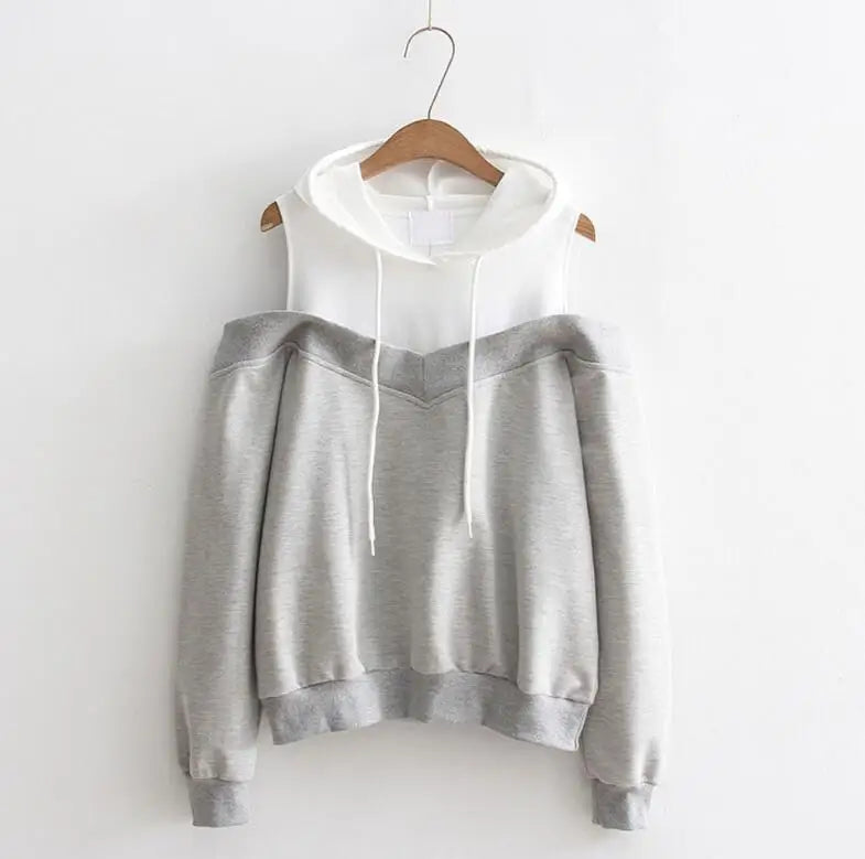 Stylischer Off-Shoulder Hoodie