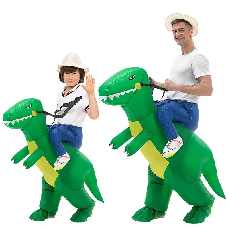 Aufblasbares Dinosaurier-Kostüm für Halloween