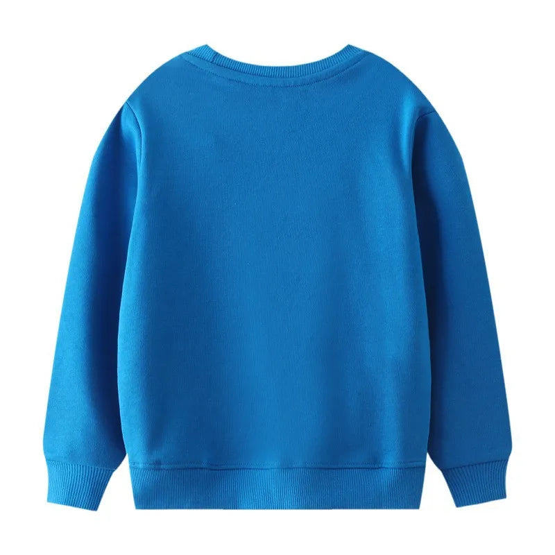 Kinder-Sweatshirt mit Bagger-Motiv