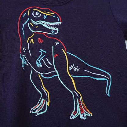 Kinder-Sweatshirt mit Dinosaurier-Print