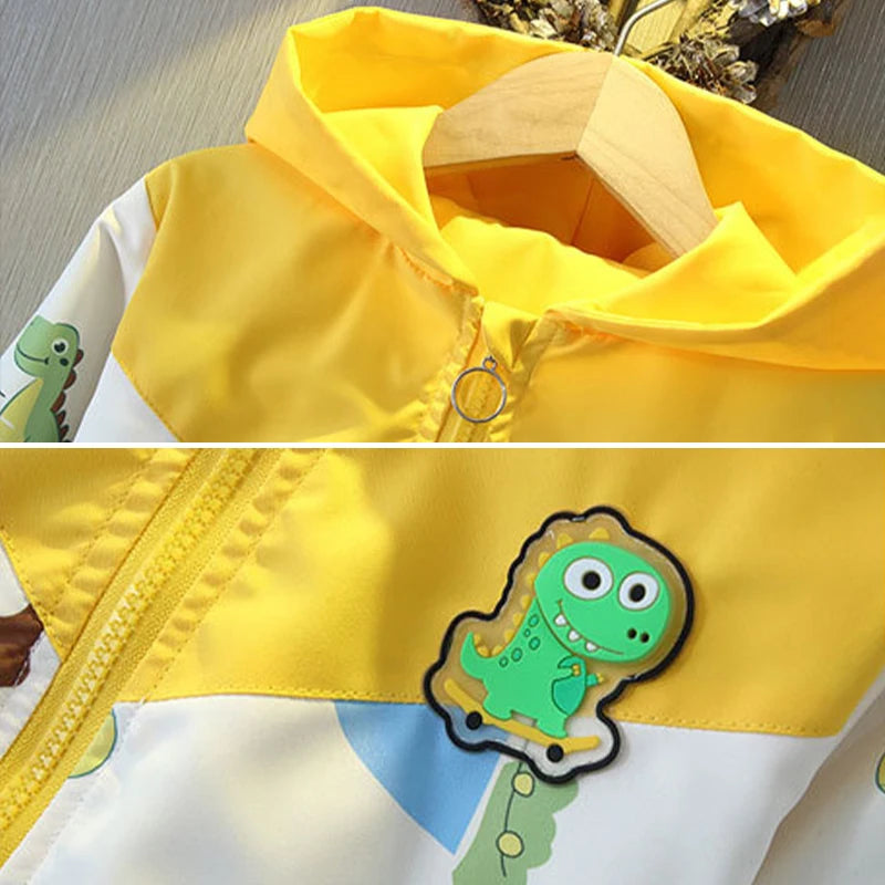 Kinder-Dinosaurier-Jacke