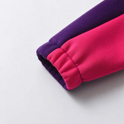 Fleecejacke mit Kragen ohne Kapuze für Mädchen / Meerjungfrauen