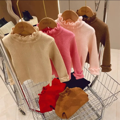 Stilvoller Rollkragenpullover für Kinder