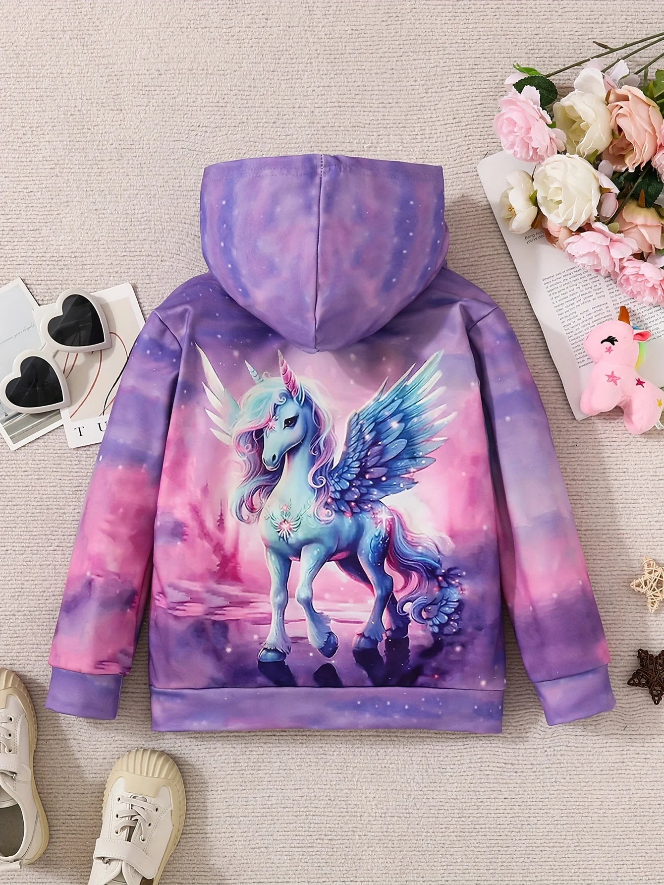 Magischer Einhorn-Hoodie für Kinder