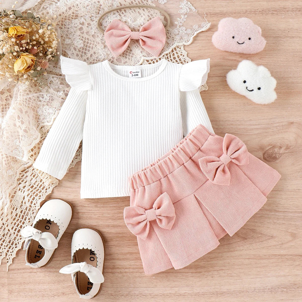 Baby Mädchen Outfit Set - Größen 62 bis 92