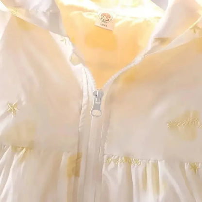 Windjacke / Übergangsjacke für Mädchen mit Kapuze