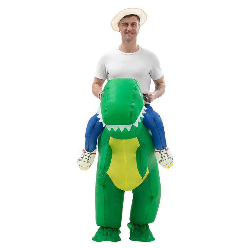 Aufblasbares Dinosaurier-Kostüm für Halloween