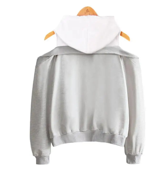 Stylischer Off-Shoulder Hoodie