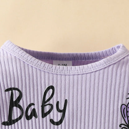 Baby-Set mit Elefanten- und Schmetterlingsmotiv