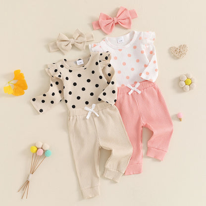 Kuschelweiches Baby-Set "Pünktchenzauber"