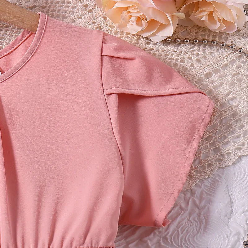 Sommerliches Mädchenkleid in Rosa – Perfekt für Alltag und besondere Anlässe