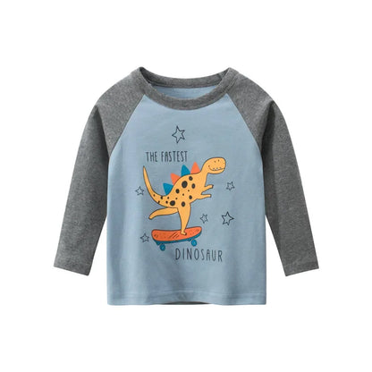 Dino-Langarmshirts für Kinder
