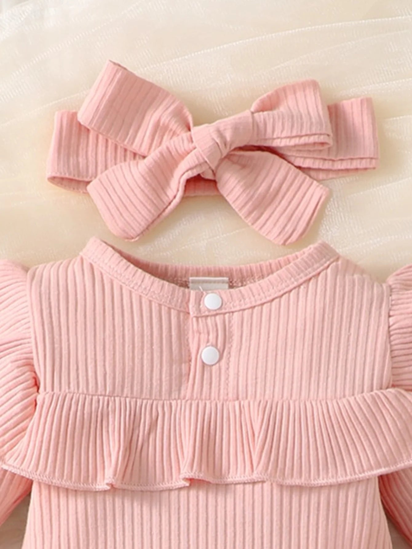 Baby-Rüschen-Set in Rosa