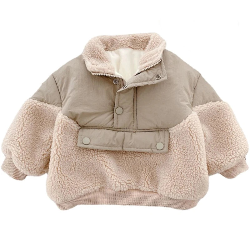 Kinderjacke mit Teddyfell-Innenleben