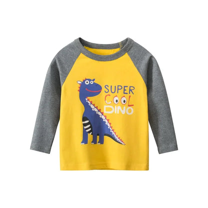 Dino-Langarmshirts für Kinder