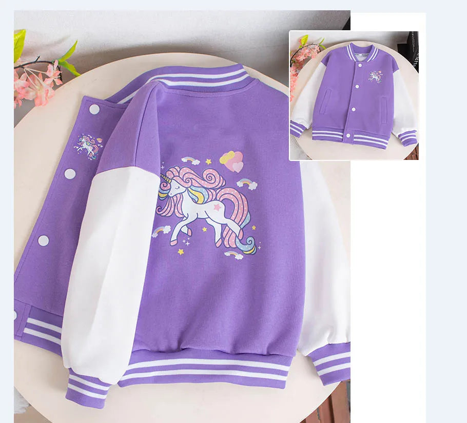 Zauberhafte Einhorn-Jacke für Kinder