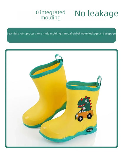 Kinder-Gummistiefel mit Dinosaurier-Motiv