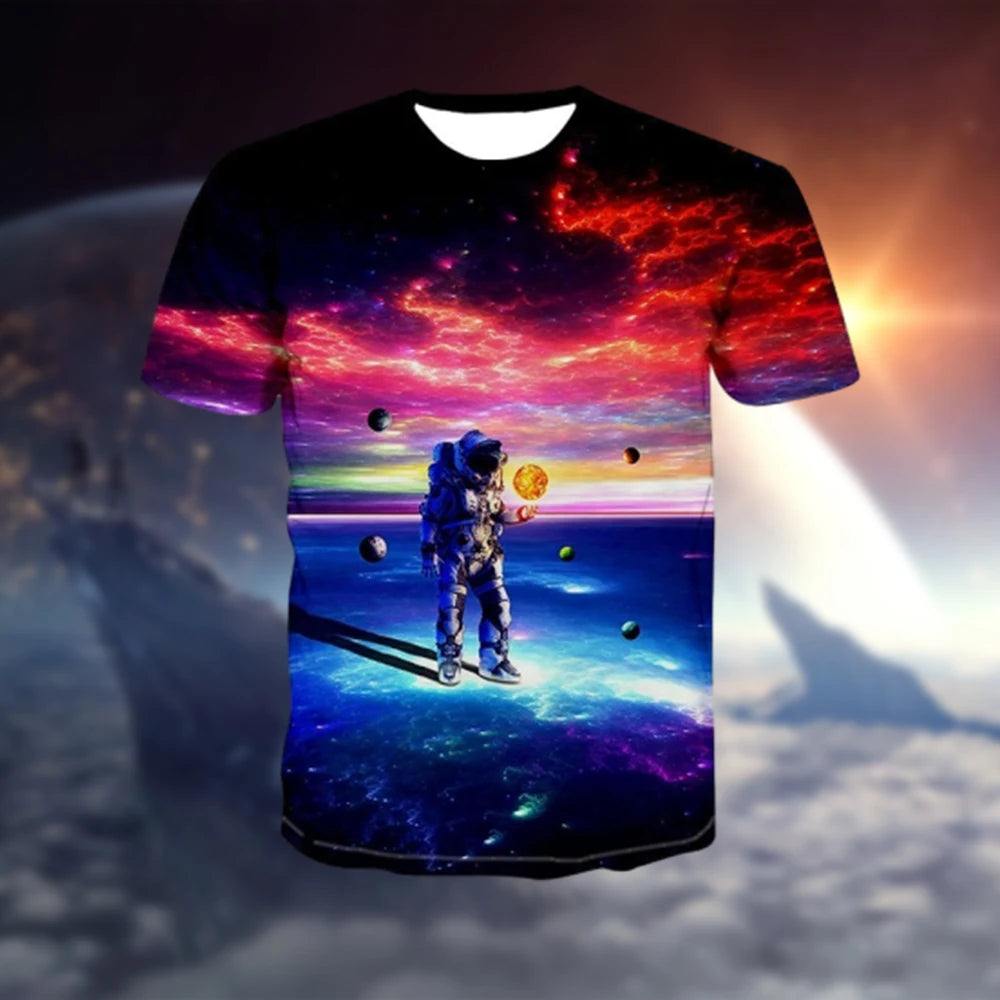 Entdecke das Universum mit unserem einzigartigen Weltraum-T-Shirt!