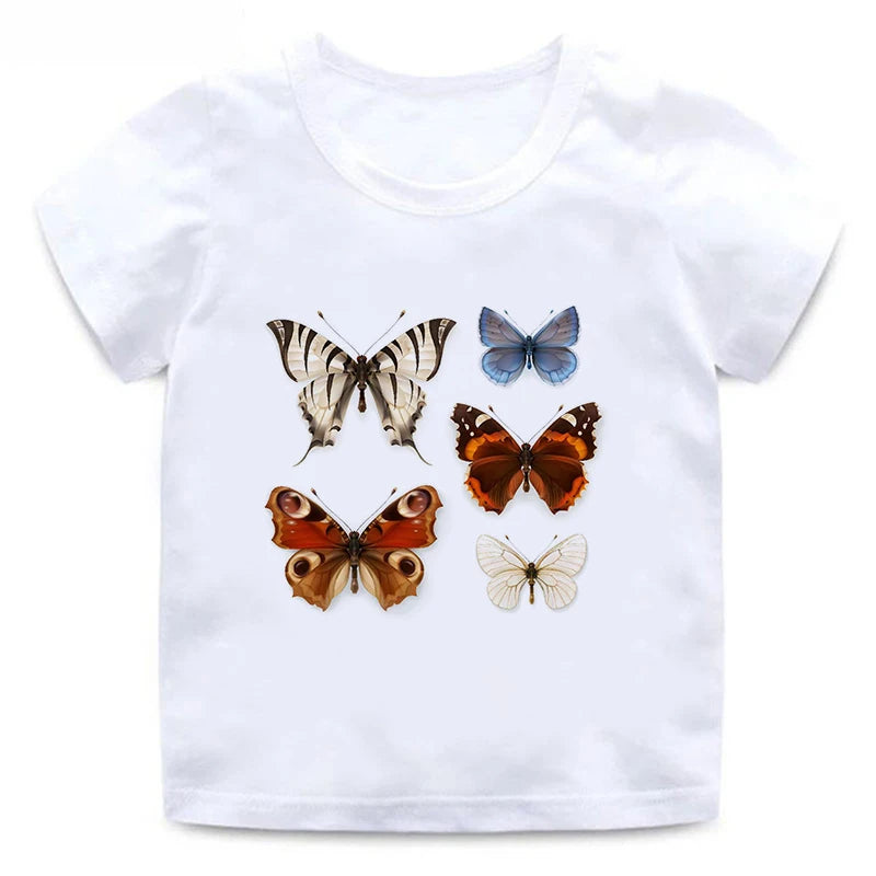 Kinder T-Shirts mit Schmetterlingsdesign