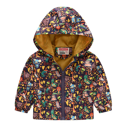 Regenjacke mit Kapuze für Jungen & Mädchen