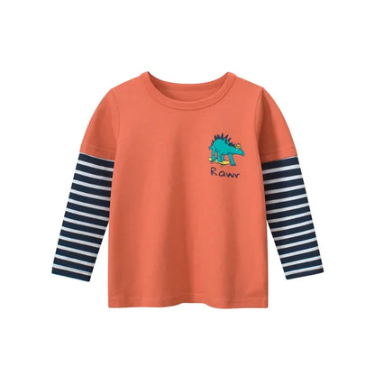 Dino-Langarmshirts für Kinder