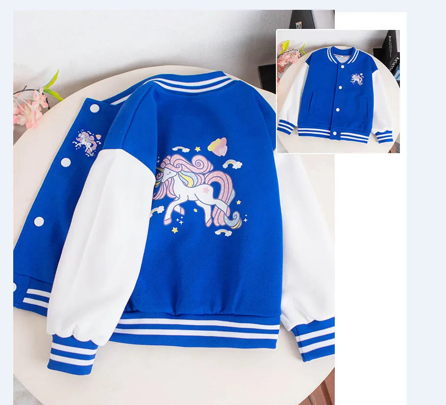 Zauberhafte Einhorn-Jacke für Kinder