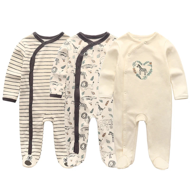 Baby-Strampler-Set (3er-Pack) - Größen 50 bis 86