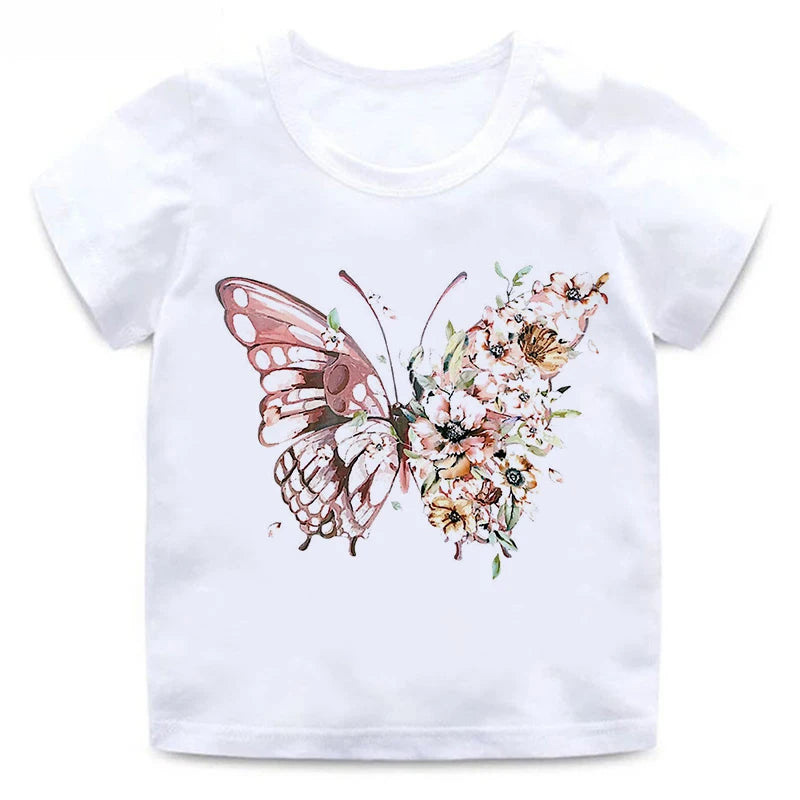 Kinder T-Shirts mit Schmetterlingsdesign