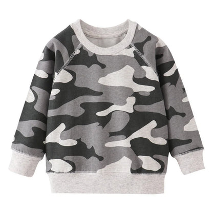 Kinder-Sweatshirts mit Dinosaurier-Designs