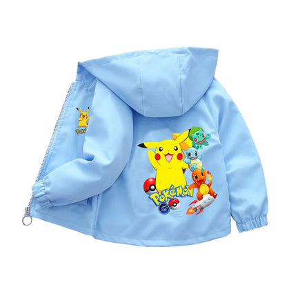 Übergangsjacke / Regenjacke mit Kapuze