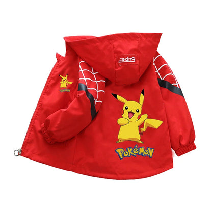 Übergangsjacke / Regenjacke mit Kapuze