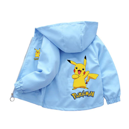 Übergangsjacke / Regenjacke mit Kapuze