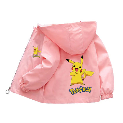 Übergangsjacke / Regenjacke mit Kapuze