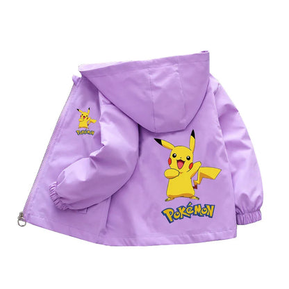 Übergangsjacke / Regenjacke mit Kapuze