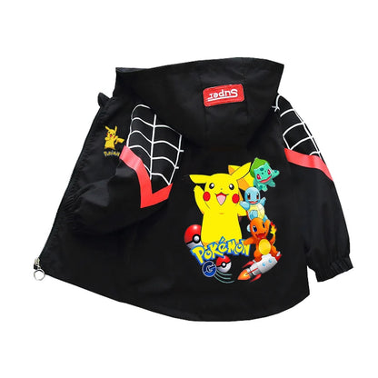 Übergangsjacke / Regenjacke mit Kapuze