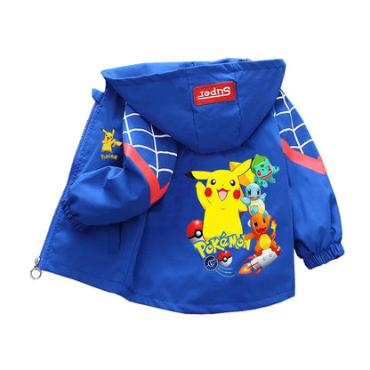 Übergangsjacke / Regenjacke mit Kapuze