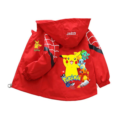 Übergangsjacke / Regenjacke mit Kapuze