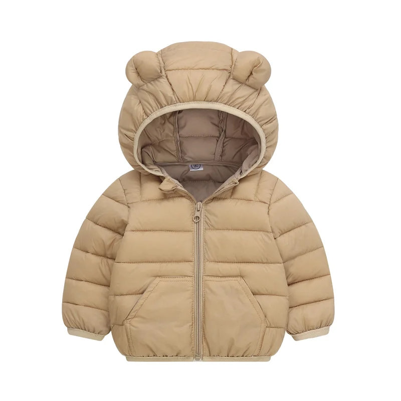 Kuschelige Bärenjacke für kleine Entdecker