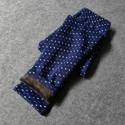 Gefütterte Mädchen-Leggings mit Winterfleece