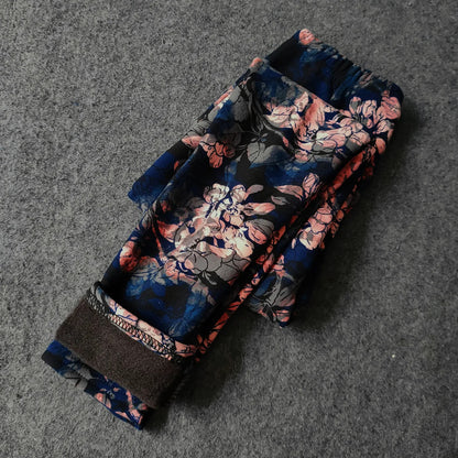 Gefütterte Mädchen-Leggings mit Winterfleece