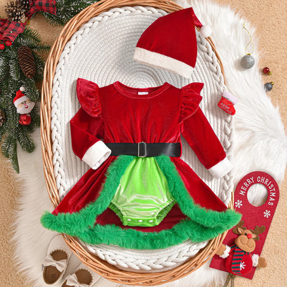 Weihnachtskleid-Set für Babys & Kleinkinder – festliche Designs