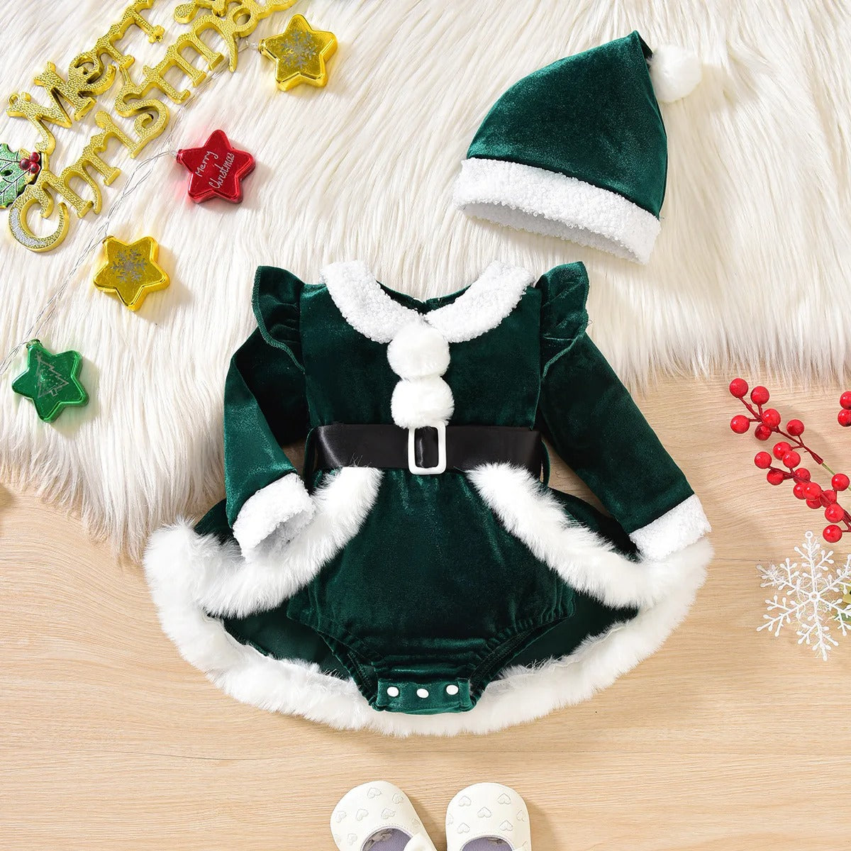 Weihnachtskleid-Set für Babys & Kleinkinder – festliche Designs
