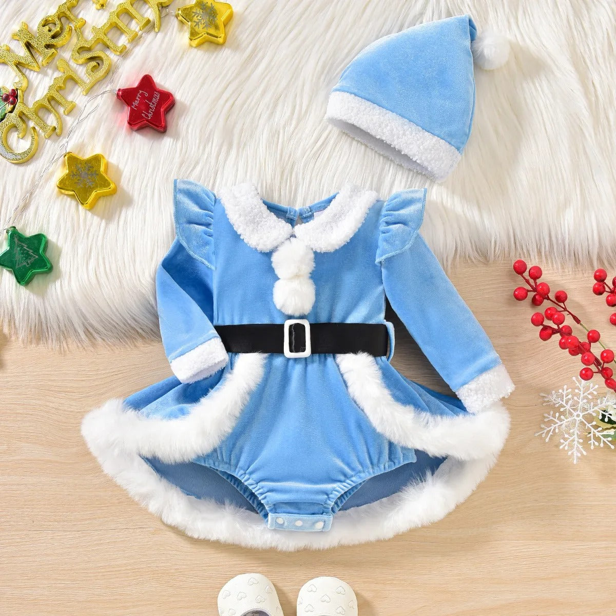 Weihnachtskleid-Set für Babys & Kleinkinder – festliche Designs