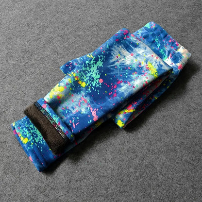 Gefütterte Mädchen-Leggings mit Winterfleece