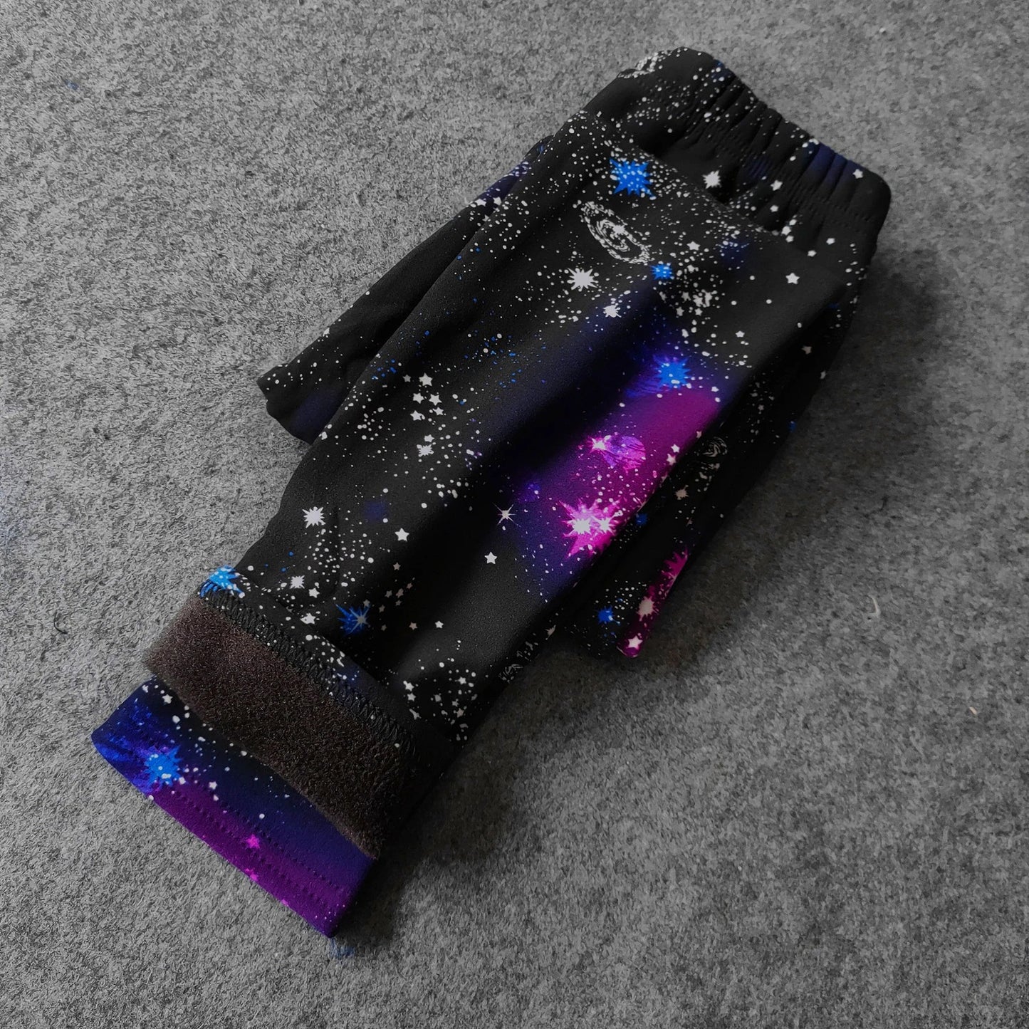 Gefütterte Mädchen-Leggings mit Winterfleece