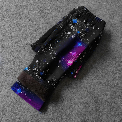 Gefütterte Mädchen-Leggings mit Winterfleece