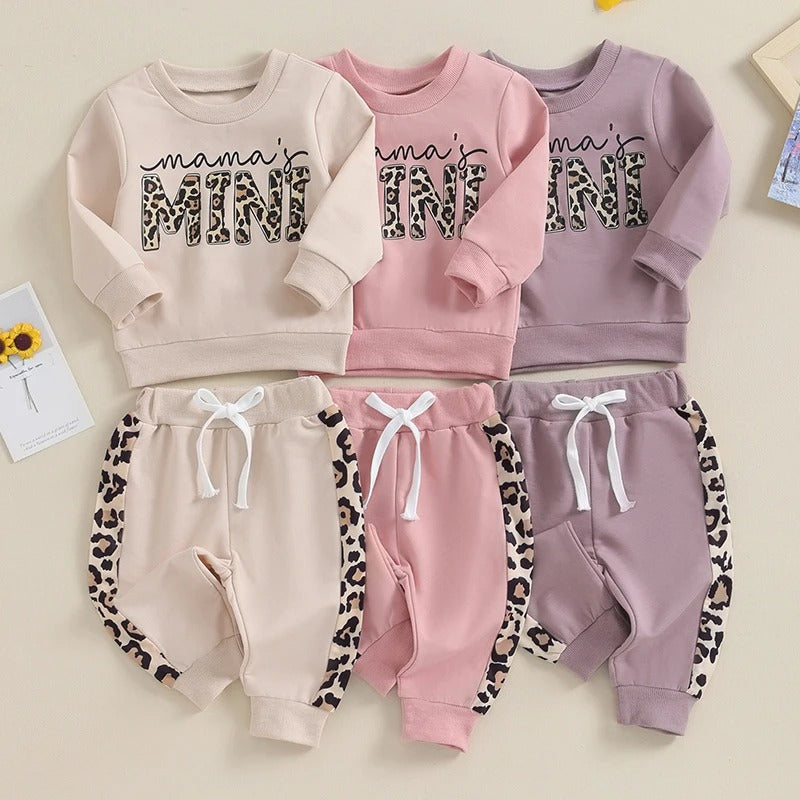 2-teiliges Sweat-Set „Mama’s Mini“ für Mädchen